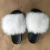 Import Wholesale women fur slides slippers real fox fur slides genuine fur slide sandals from China