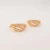 Import wholesale zircon clips earrings 18k gold plated women american and european fashion fine jewelry brass Copper earrings from China