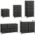 Import Wide Dresser Storage Tower with 5 Foldable Easy Pull Fabric Bins Organizer Unit Living Room Dresser from China
