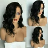 wig unprocessed remy natural color brazilian human hair lace front wig