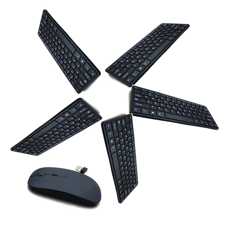 Wireless keyboard and mouse combo for laptop and desktop computer