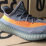 With logo & boxes Wholesale Fashion Fly Knitted 350 V2 Sport  Shoes Mesh Easy Wear Slip On WalkingYeezy Sneaker for Men & Women