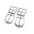 Women Accessories Used Silver Plating Metal Shoes Decorations Feather Buckle