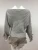 women&#x27;s knitted pullover sweater cable sleeve