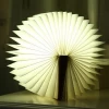 Wooden Folding Book Light Led Book Lamp Mini Smart Book Light