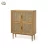 Import Wooden Furniture 6 Drawer Cabinet Rattan Drawer Cabinet from China