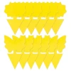 Yellow butterfly shape sticky glue insect fly killer traps
