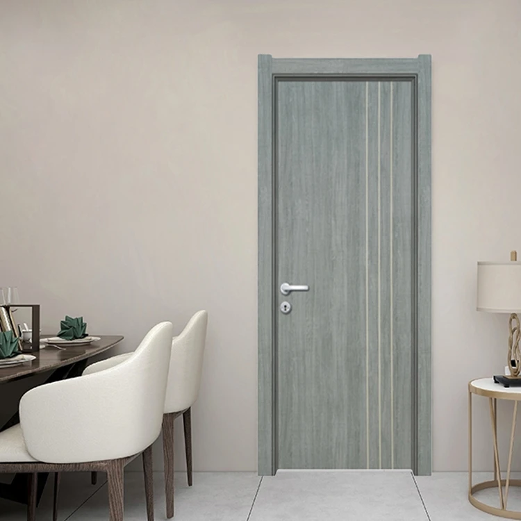 Yingkang Simple Bedroom Door Designs Wpc Pvc Door For Toilet Hotel Villa Office Living Room Bedroom