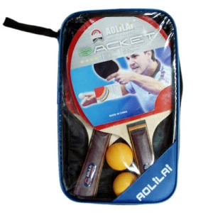 Yiwu factory wholesale price table tennis racket with poplar wood 1 star quality