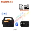 Yobolife LM-3611 Emergency Solar DC System 220V AC Charger LiFePO4 Battery Solar Kit Portable Solar Lighting System For Outdoor