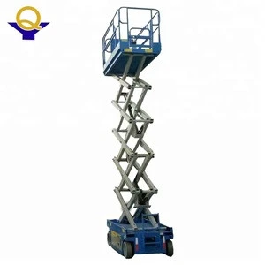Yuqiyuan 500kg 4m hydraulic lift work platform hydraulic lifter