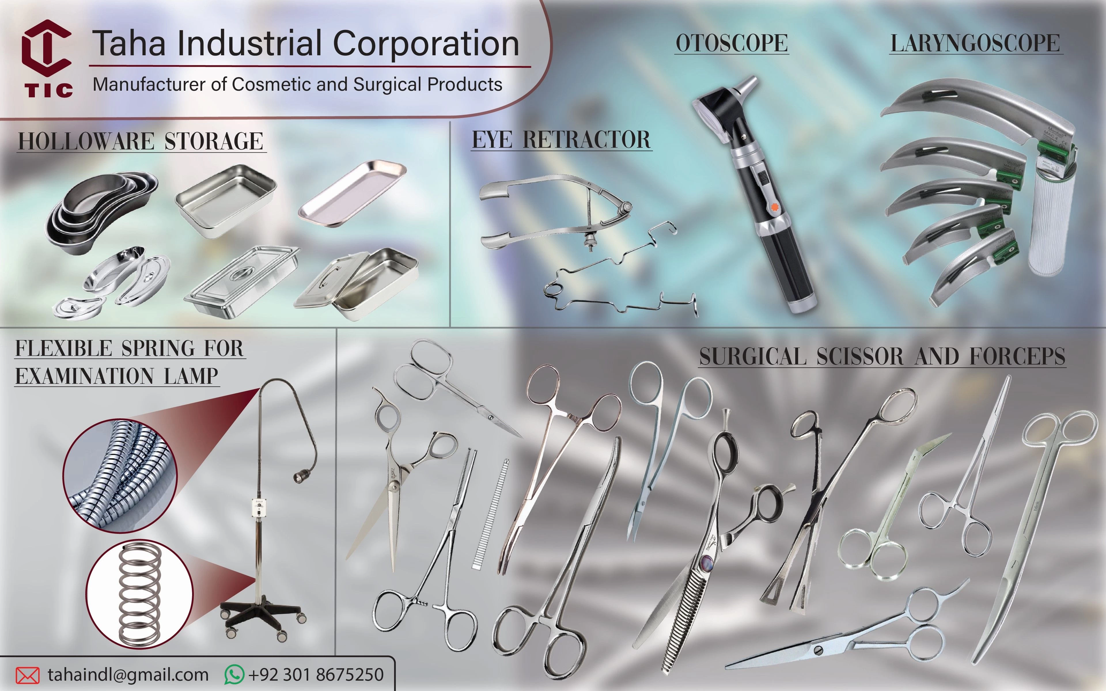Buy Surgical Instruments from Taha Industrial Corporation, Pakistan