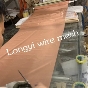 50 100 200 mesh pure copper wire mesh / copper infused screen/ ultra fine copper mesh