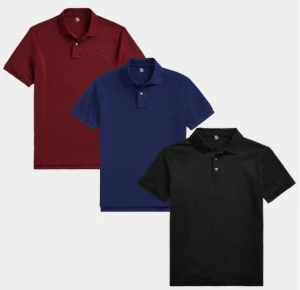 Cotton-Polyester Polo Shirts For Men