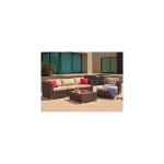 -Piece Outdoor Furniture Patio Sectional Sofa