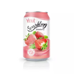 330ml VINUT Sparkling Strawberry Juice Drink