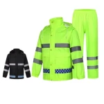 Adult Raincoat Rain Pants Set Outdoor Traffic Raincoat Oxford Cloth Environmental Sanitation Reflective Raincoat Wholes