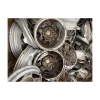Aluminum wheel scrap available for bulk export and recycling