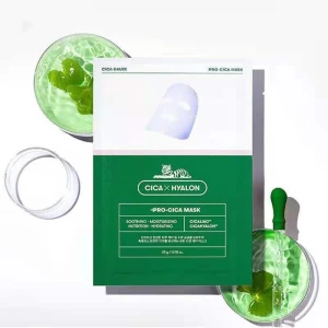 Mask 10 pieces of Centella asiatica relieving and repairing anti acne water and shrink pores