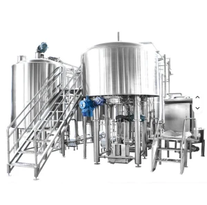SS304 Two Vessel Brewhouse Turnkey with Heating Exchange
