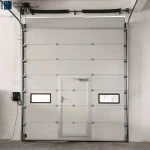 Industrial Overhead Steel Insulated Vertical Lifting Sliding Roll up Metal Sectional Garage Door for Warehouse