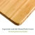 Import Custom Natural Bamboo Material Table Top from China