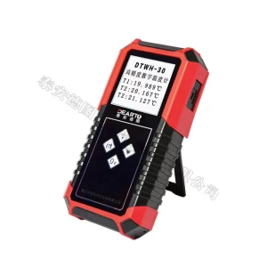 Handheld precision multi-channel temperature and humidity testing digital readout meter