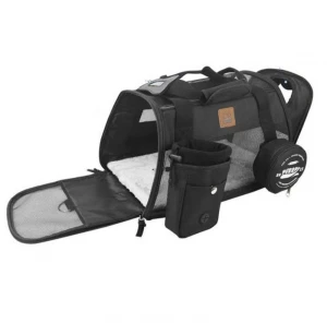 Multifunctional travel pet bag portable pet carrier with detachable breathable dog bag
