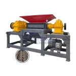 Aluminum Wood Shredder Chipper for Industrial Fiberglass Shredding Plastic Bottle Crusher Roller Crushing Machine