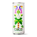 Aloe Vera Drink with Coconut and Kiwi Flavor 250ml Can