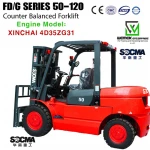 Socma forklift 5.0ton Diesel Forklift Truck