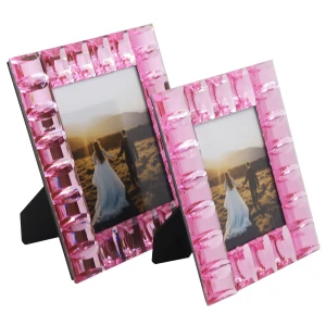 Modern glass photo frame crystal photo frame,glamour frame desktop ornament 094-209694