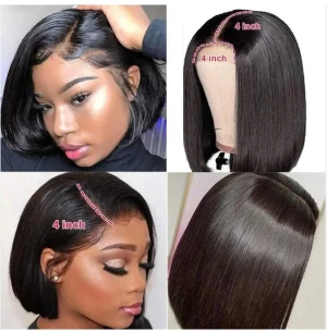 Glueless Straight Wigs Human Hair, Best Human Hair Wigs For Black Women, Body Wave HD Lace Front Wigs Human Hai