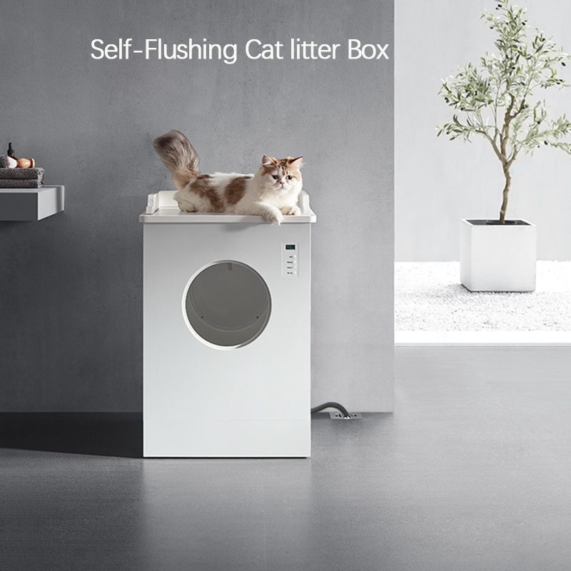 Large Capacity Self Cleaning Cat Litter Box Smart Automatic Cat Litter