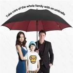 Double Layer Oversized Auto Open Windproof Waterproof Golf Umbrella
