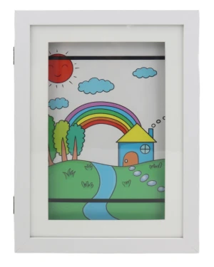 newly designed wooden photo frame, artwork photo frame, creative children's art photo frame110-218359