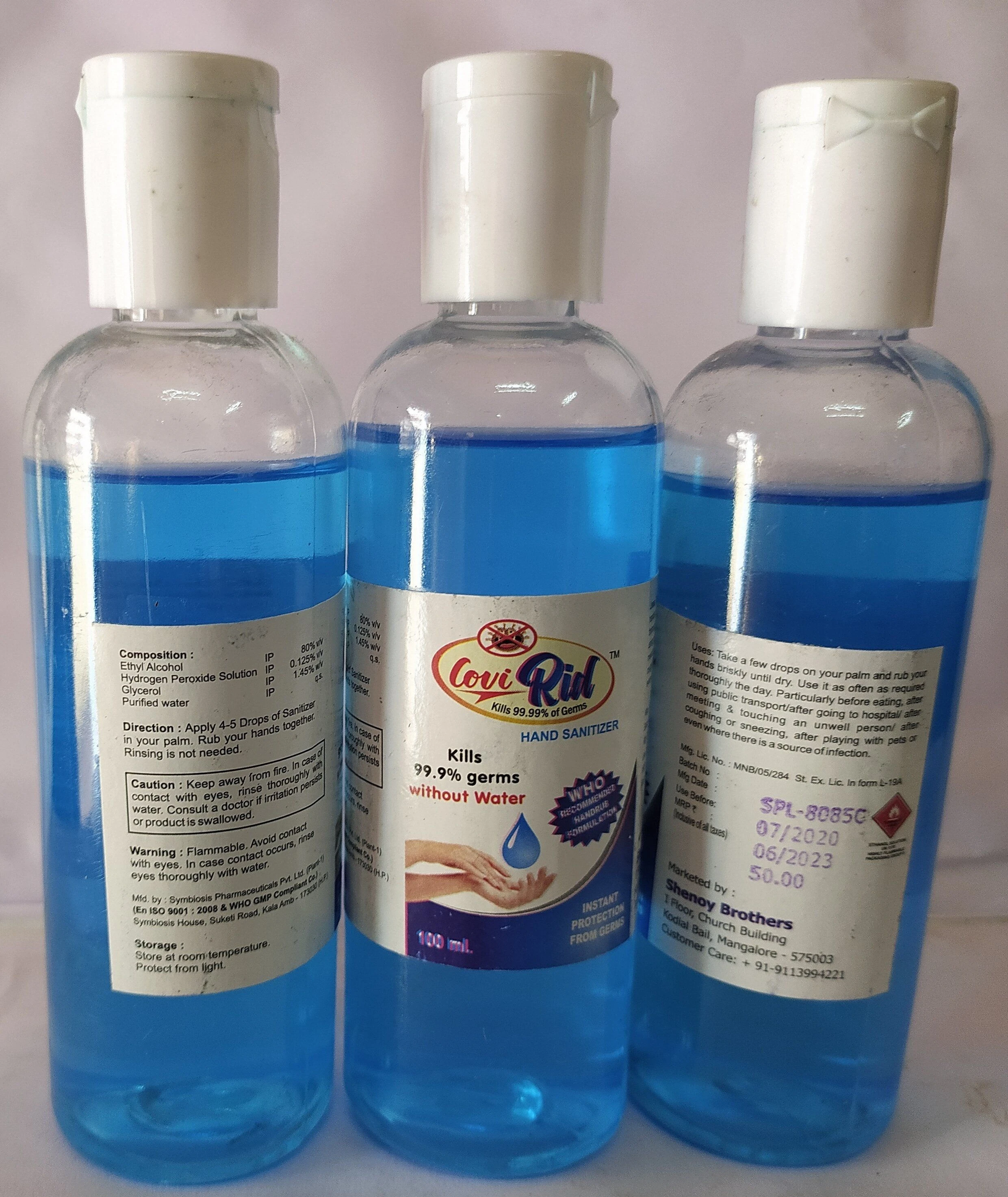 Buy "who" Alcohol Based Gel 100 Ml from Shenoy Brothers, India
