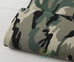 Polyester Camouflage Printed Canvas Fabrics﻿