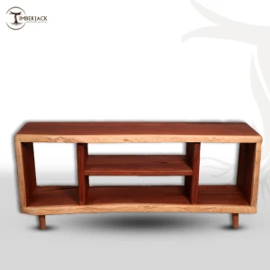 Tv unit made of natural eucalyptus wood