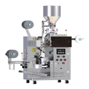triangle tea bag packing machine with thread and label