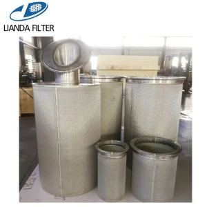 CustomizedCustomized sintered wire mesh filter elements for pharmaceutical pesticide brew and beverage processing