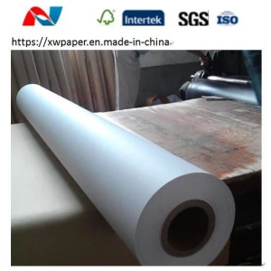 White Plotter paper roll for garment CAD plotters