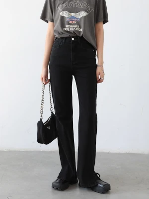 Loving High-waisted Slim Women's Bootcut Jeans