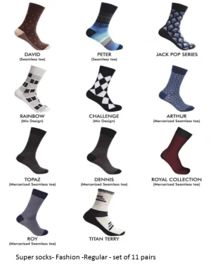 Men's socks- Fashion - Regular.
