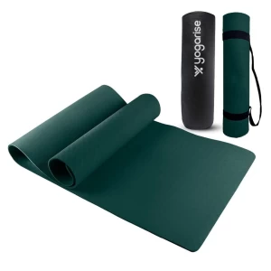 Yogarise Anti-Skid Yoga Mat with Carry Bag & Strap(6mm) (Army Green)