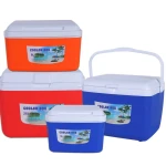 Insulated Portable Cooler Leak-proof Cooler Keeps Ice For Up To 48 Hours 5l 13l 26l 45l Blue Cooler Box Set Of 4