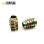 Import Zinc alloy plated thread interface screw wood i0009 nuts iron door screw M4 hex nut for wooden furniture from China