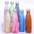 Import 500ml water drop blue water bottle Custom logo double wall insulated stainless steel branded water bottle from China