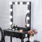 10 Dimmable Bulbs  6500k Daylight White for Makeup Vanity bathroom vanity kit