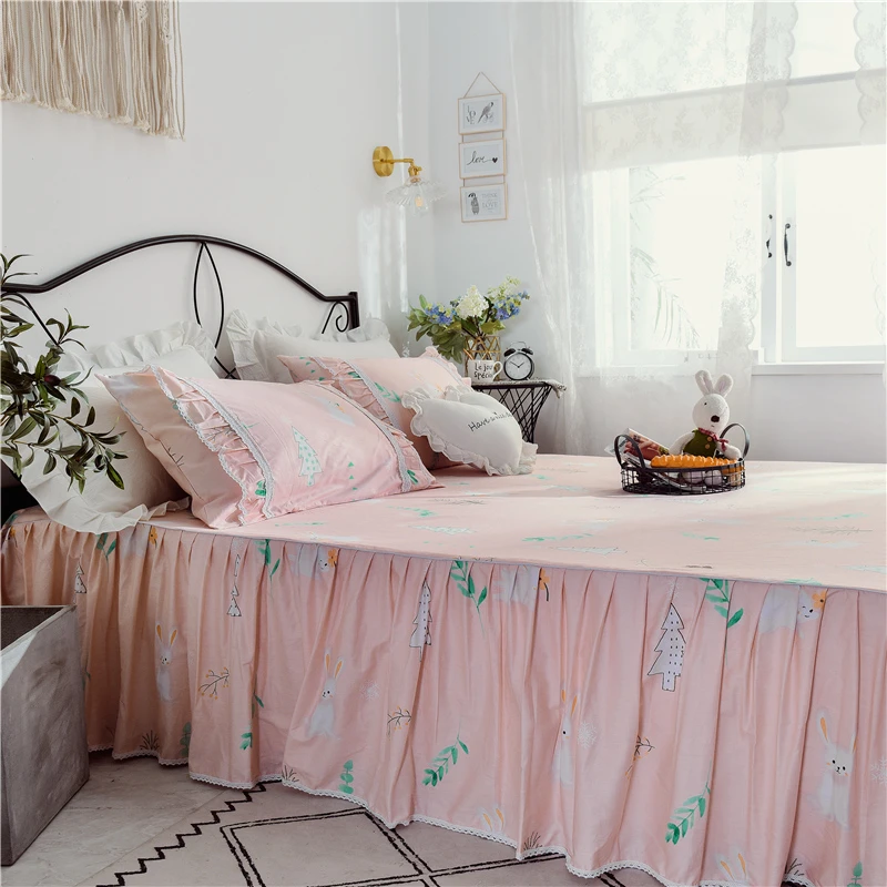 100% cotton printed bedding set good quality and soft 4 piece bed sheet